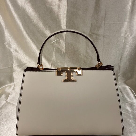 Tory Burch Eleanor Spazzolato Satchel Bag - Picture 2 of 8